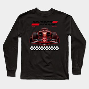 Scuderia Ferrari Charles Leclerc Sf-24 Long Sleeve T-Shirt